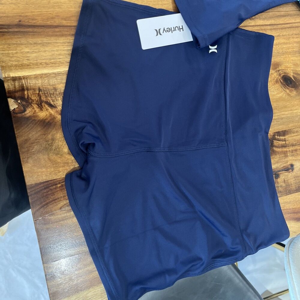 Hurley Womens Two Piece Rash Guard & Swim Shorts, - Picture 3 of 8